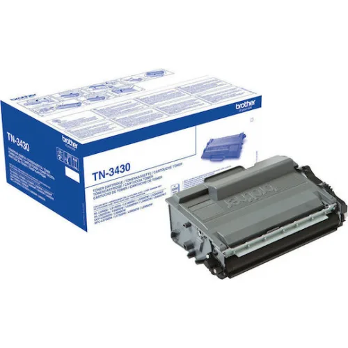 Brother TN-3430 Γνήσιο Toner Laser Εκτυπωτή Μαύρο 3000 Σελίδων (TN-3430)