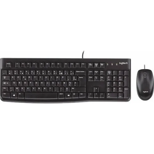 Logitech Desktop MK120 Σετ Πληκτρολόγιο & Ποντίκι Ελληνικό
