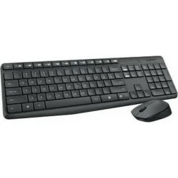 Logitech Wireless Combo MK235 Σετ Πληκτρολόγιο & Ποντίκι Ελληνικό