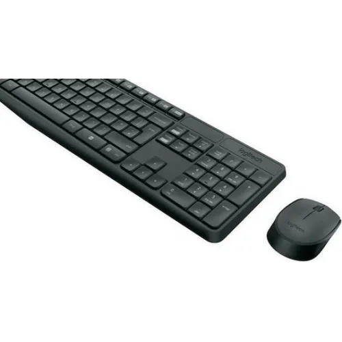 Logitech Wireless Combo MK235 Σετ Πληκτρολόγιο & Ποντίκι Ελληνικό