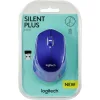 Logitech M330 Silent Plus Ασύρματο Mini Ποντίκι Μπλε