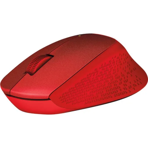 Logitech M330 Silent Plus Ασύρματο Mini Ποντίκι Κόκκινο