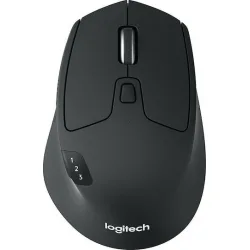 Logitech M720 Triathlon Ασύρματο Bluetooth Ποντίκι Μαύρο