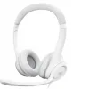 Logitech H390 On Ear Multimedia Ακουστικά με μικροφωνο και σύνδεση USB-A σε Λευκό χρώμα