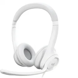 Logitech H390 On Ear Multimedia Ακουστικά με μικροφωνο και σύνδεση USB-A σε Λευκό χρώμα Logitech H390 On Ear Multimedia Ακουστικά με μικροφωνο και σύνδεση USB-A σε Λευκό χρώμα