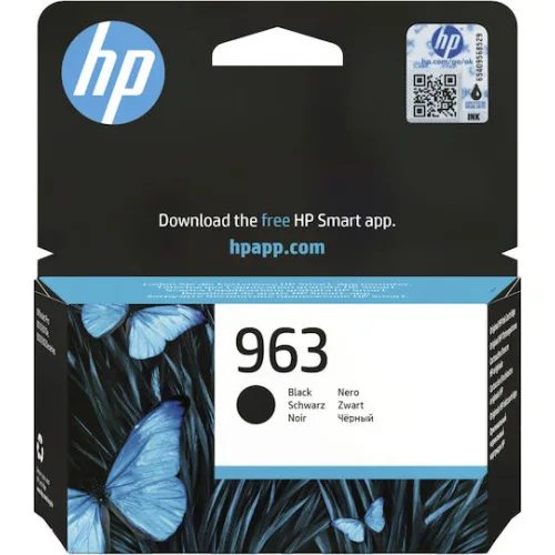 HP 963 Γνήσιο Μελάνι Εκτυπωτή InkJet Μαύρο (3JA26AE)