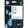HP 950/951 Γνήσιο Πακέτο 4 Μελανιών Εκτυπωτή InkJet Κίτρινο / Κυανό / Ματζέντα / Μαύρο (6ZC65AE)