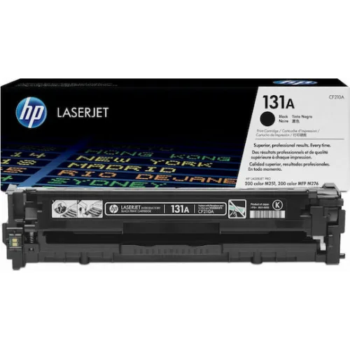 HP 131A Γνήσιο Toner Laser Εκτυπωτή Μαύρο 1600 Σελίδων (CF210A)