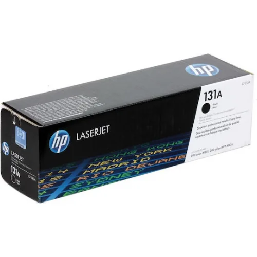 HP 131A Γνήσιο Toner Laser Εκτυπωτή Μαύρο 1600 Σελίδων (CF210A)