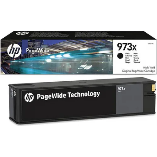 HP 973X Γνήσιο Μελάνι Εκτυπωτή InkJet Μαύρο (L0S07AE)