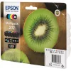 Epson 202 Γνήσιο Πακέτο 5 Μελανιών Εκτυπωτή InkJet Photo Μαύρο / Κίτρινο / Κυανό / Ματζέντα / Μαύρο (C13T02E74010 C13T02E74020)