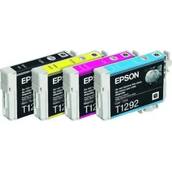 Epson T1295L Γνήσιο Πακέτο 4 Μελανιών Εκτυπωτή InkJet Κίτρινο / Κυανό / Ματζέντα / Μαύρο (C13T12954010 C13T12954012)