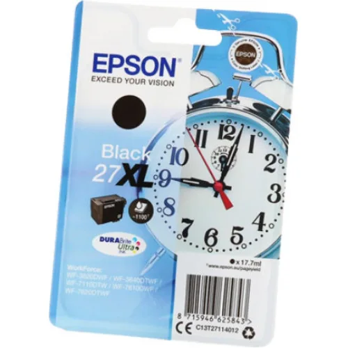 Epson 27XL Γνήσιο Μελάνι Εκτυπωτή InkJet Μαύρο (C13T27114010 C13T27114012)
