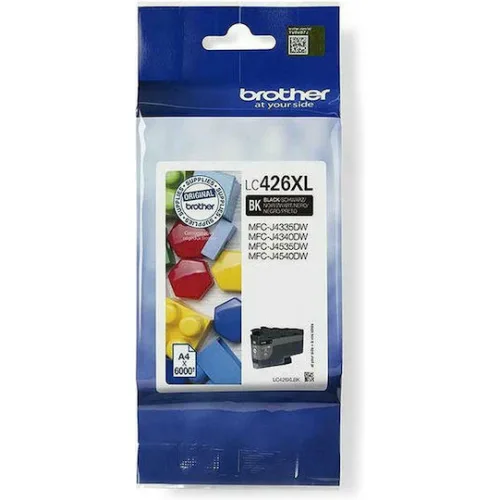 Brother LC426XL Γνήσιο Μελάνι Εκτυπωτή InkJet Μαύρο (LC-426XLBK)
