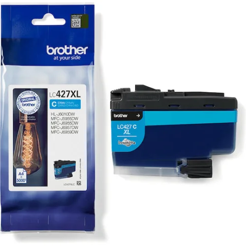 Brother LC427XL Γνήσιο Μελάνι Εκτυπωτή InkJet Κυανό (LC-427XLC)