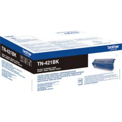Brother TN-421BK Γνήσιο Toner Laser Εκτυπωτή Μαύρο 3000 Σελίδων (TN-421BK)