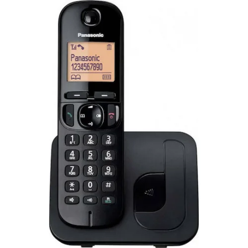 Panasonic KX-TGC250 Ασύρματο Τηλέφωνο με Ελληνικό Μενού Μαύρο