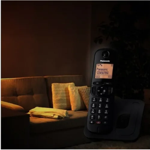 Panasonic KX-TGC250 Ασύρματο Τηλέφωνο με Ελληνικό Μενού Μαύρο
