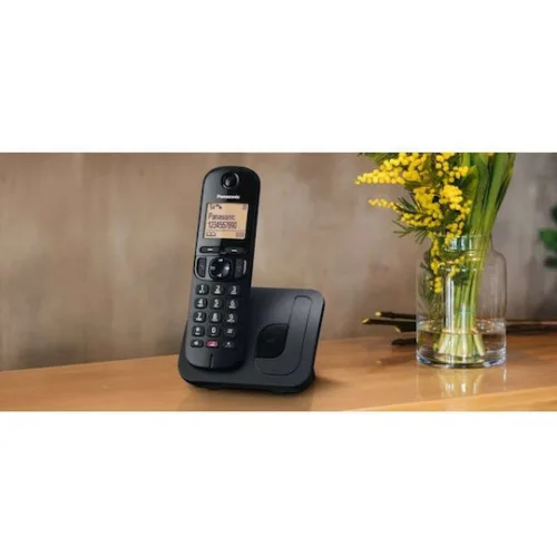 Panasonic KX-TGC250 Ασύρματο Τηλέφωνο με Ελληνικό Μενού Μαύρο