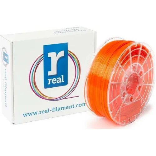 Real Filament PETG 3D Printer Filament 1.75mm Πορτοκαλί 1kg (Spool)