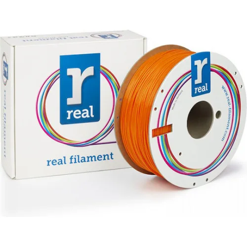 Real Filament PETG 3D Printer Filament 1.75mm Πορτοκαλί 1kg (Spool)