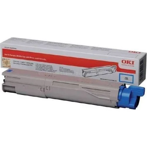 OKI 45862816 Cyan Toner Γνήσιο Toner Laser Εκτυπωτή Κυανό High Capacity 10000 Σελίδων (45862816)