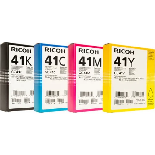 Ricoh GC41Y Γνήσιο Μελάνι Εκτυπωτή InkJet Κίτρινο (405764)