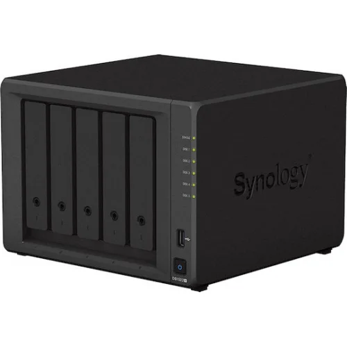Synology DiskStation DS1522+ NAS Tower με 5 θέσεις για HDD/M.2/SSD και 4 θύρες Ethernet