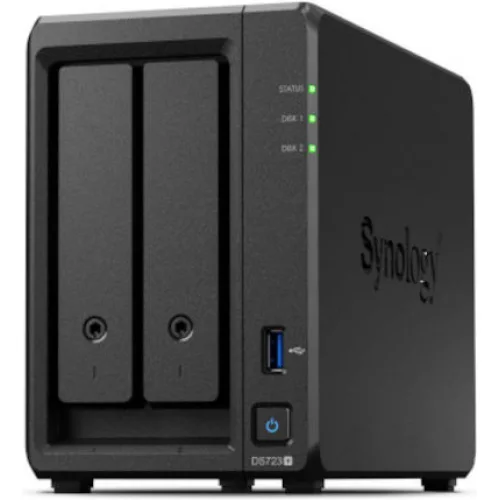 Synology DiskStation DS723+ NAS Tower με 2 θέσεις για HDD/M.2/SSD και 2 θύρες Ethernet