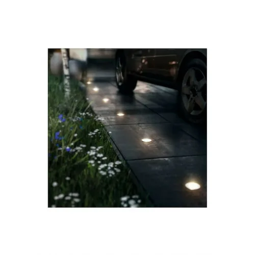 Philips Mygarden Φωτιστικό Προβολάκι LED Εξωτερικού Χώρου 3W με Θερμό Λευκό Φως Ασημί