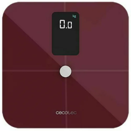 Cecotec Surface Precision 10400 Smart Healthy Vision Smart Ζυγαριά 180kg με Λιπομετρητή & Bluetooth Μπορντό