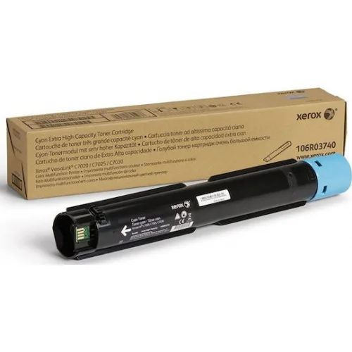 Xerox 106R03748 Γνήσιο Toner Laser Εκτυπωτή Κυανό High Capacity 5000 Σελίδων