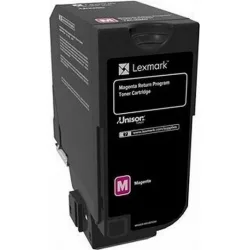 Lexmark 3K Γνήσιο Toner Laser Εκτυπωτή Ματζέντα Return Program 3000 Σελίδων (74C20M0)