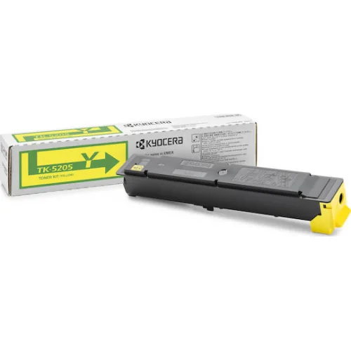 Kyocera TK-5205Y Γνήσιο Toner Laser Εκτυπωτή Κίτρινο 12000 Σελίδων (1T02R5ANL0)