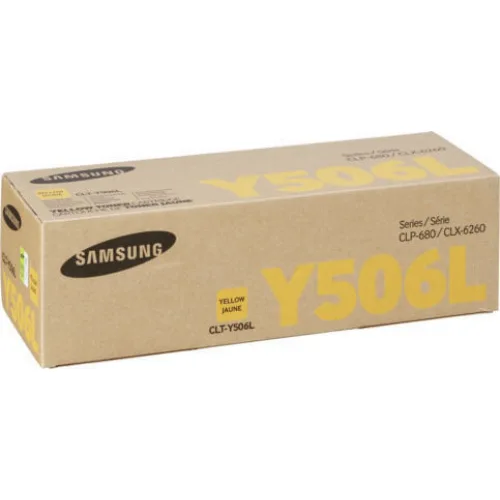 Samsung CLT-Y506L Γνήσιο Toner Laser Εκτυπωτή Κίτρινο High Yield 3500 Σελίδων (SU515A)
