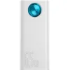 Baseus Amblight Overseas Edition Power Bank 30000mAh 65W με 4 Θύρες USB-A και Θύρα USB-C Power Delivery Λευκό
