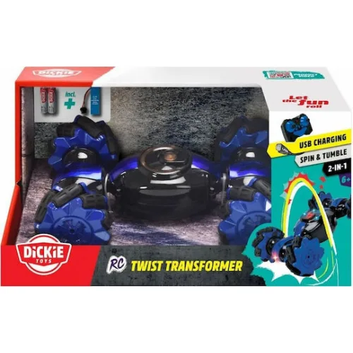 Dickie Twist Transformer Τηλεκατευθυνόμενο Αυτοκίνητο Drift