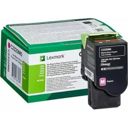 Lexmark C2320M0 Γνήσιο Toner Laser Εκτυπωτή Ματζέντα Return Program 1000 Σελίδων