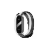 Xiaomi Λουράκι Δερμάτινο Μαύρο (Smart Band 8 / Smart Band 9 / Smart Band 10)