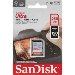 Sandisk Ultra SDXC 256GB Class 10 U1 UHS-I 150MB/s