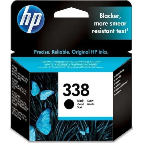 HP 338 Γνήσιο Μελάνι Εκτυπωτή InkJet Μαύρο (C8765EE)