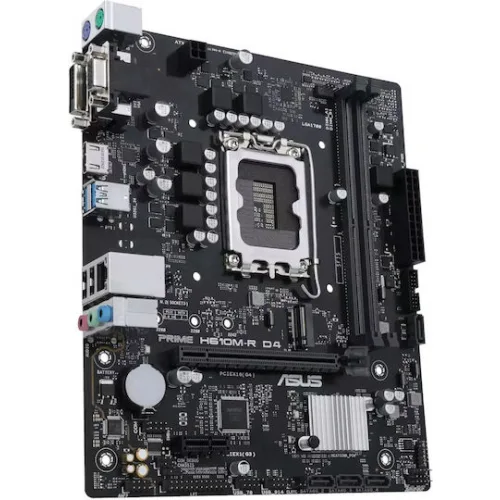 Asus Prime H610M-R D4 Motherboard Micro ATX με Intel 1700 Socket 90MB1B40-M0ECY0