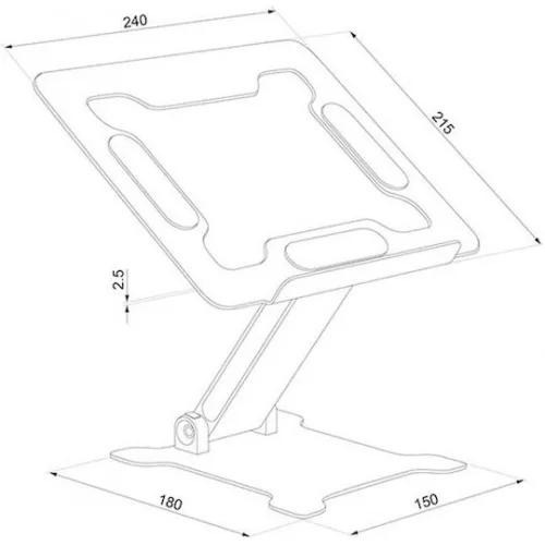 Neomounts Βάση Στήριξης για Laptop έως 15" (NEODS20-740BL1)