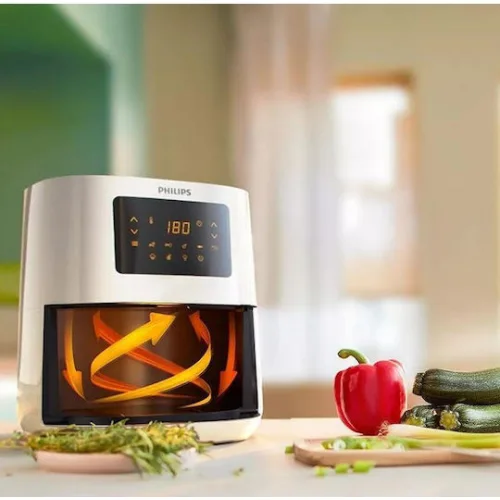 Philips Air Fryer με Wi-Fi 4.1lt Λευκό HD9255/30