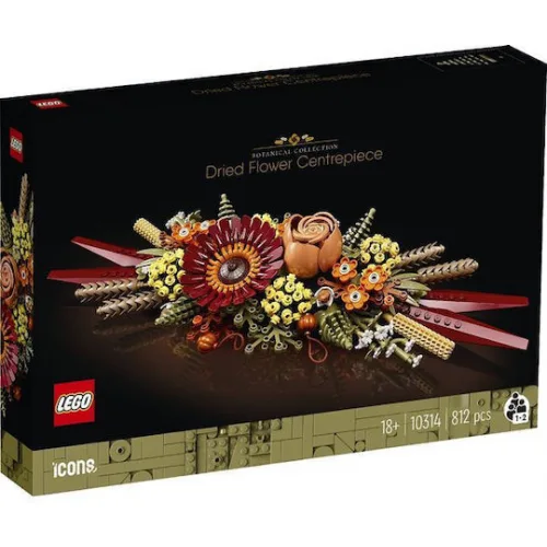 Lego Botanical Collection Dried Flower Centerpiece για 18+ Ετών 812τμχ