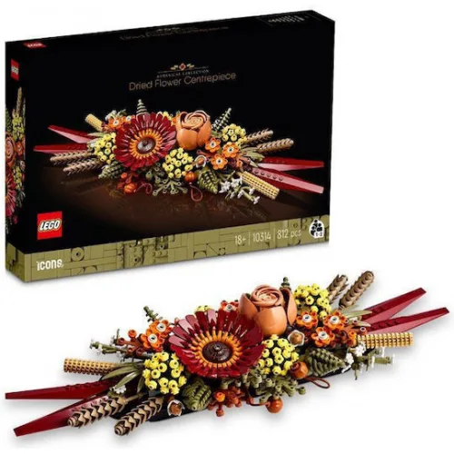 Lego Botanical Collection Dried Flower Centerpiece για 18+ Ετών 812τμχ