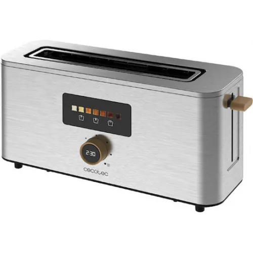 Cecotec Extra Φρυγανιέρα 2 Θέσεων 1000W Inox