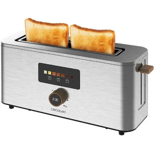 Cecotec Extra Φρυγανιέρα 2 Θέσεων 1000W Inox