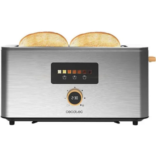 Cecotec Extra Φρυγανιέρα 2 Θέσεων 1000W Inox