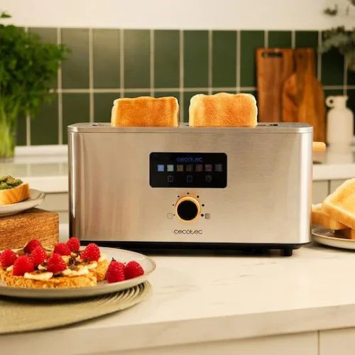 Cecotec Extra Φρυγανιέρα 2 Θέσεων 1000W Inox